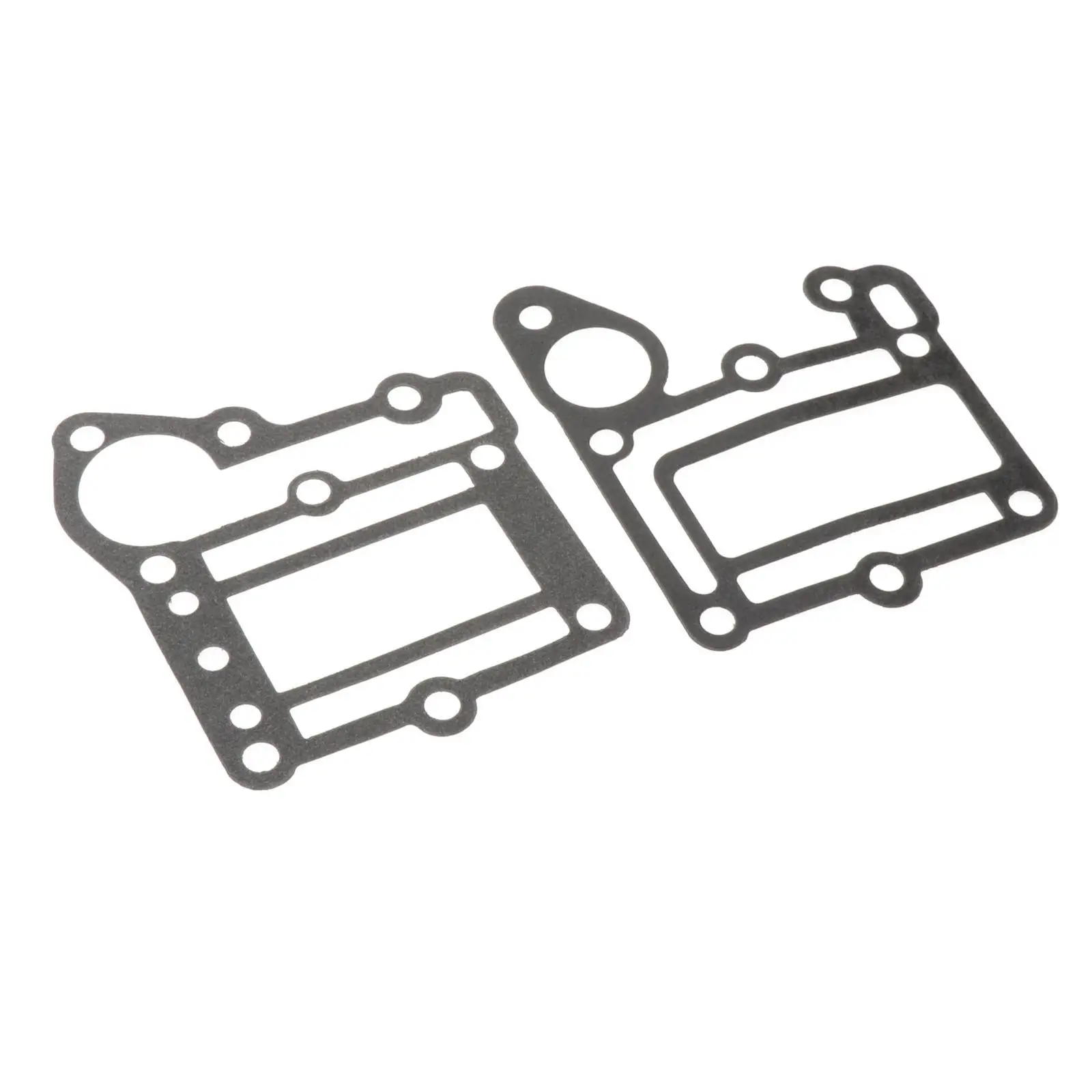 2x Exhaust Jacket Gasket Kit 6E0-41112-A0 6E0-41114-A0 Exhaust Inner Cover Gasket Fits for 2T 4HP 6E0 Model Outboard Motors