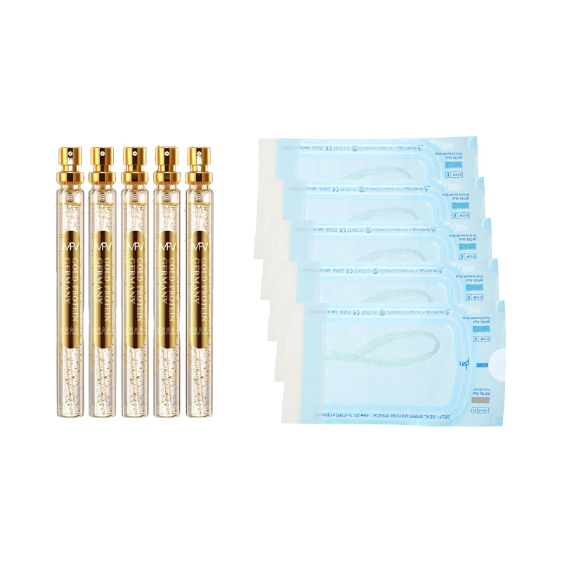 24K Gold Face Serum Active Collagen Silk Thread Face Essence Nourish Smoothing  Moisturizing Hyaluronic Skin Care Set