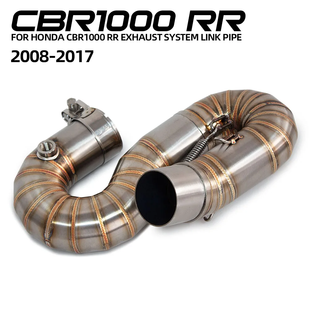 

Motorcycle Exhaust Middle Link Pipe 51mm Interface For CBR1000RR CBR1000 RR 2008-2017 Stainless Roundabout Tube Moto Escape Line