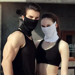 Neck Gaiter Face Cover Scarf UV Protection Cooling Neck Gaiter Windproof Neck Cover Bandana Neck Warmer Mask for Men Women