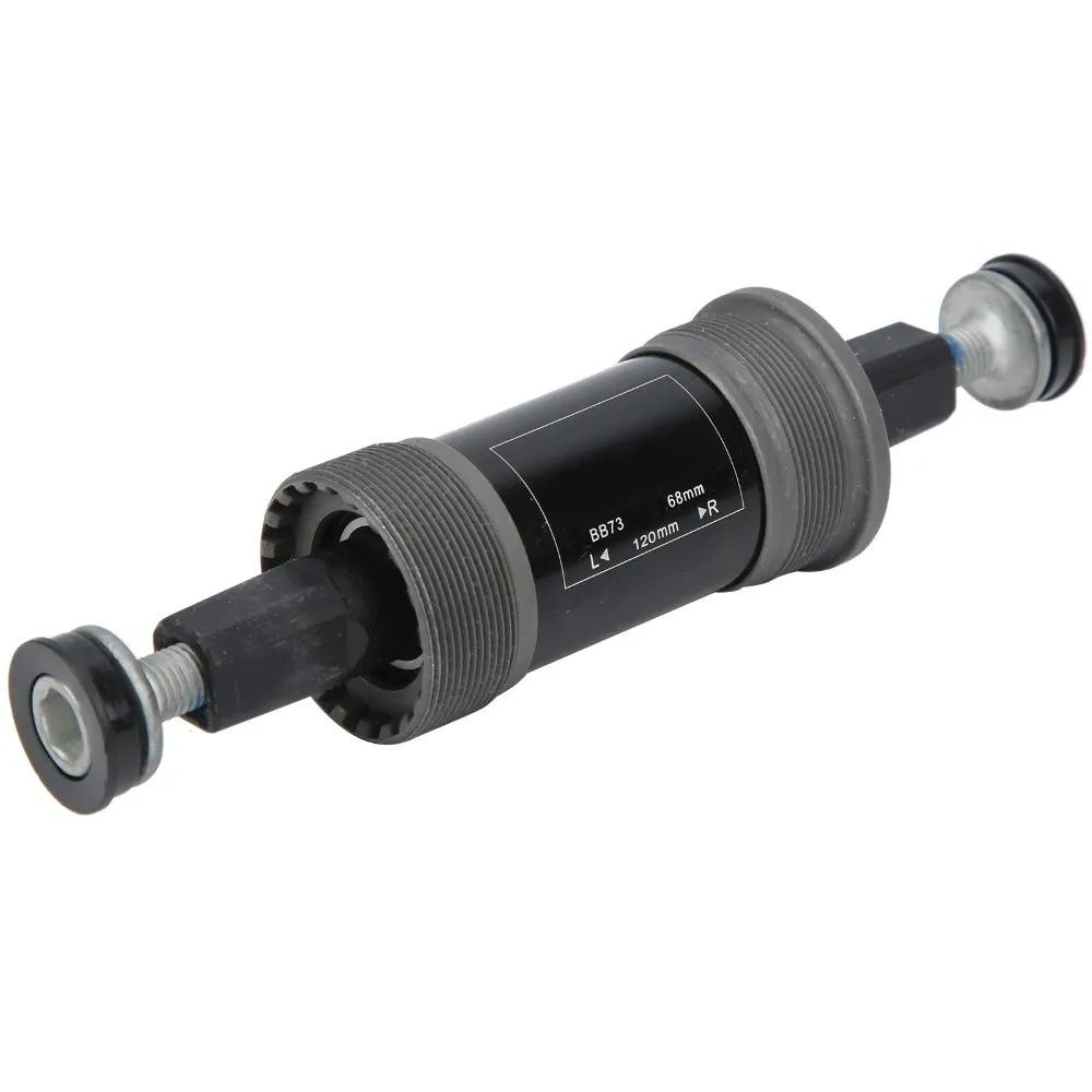 1 Set 68mm Sealed Bottom Bracket Square Taper 113/120/126mm Lengths Bike Bottom Bracket Bearing Carbon Steel with Screws view 4