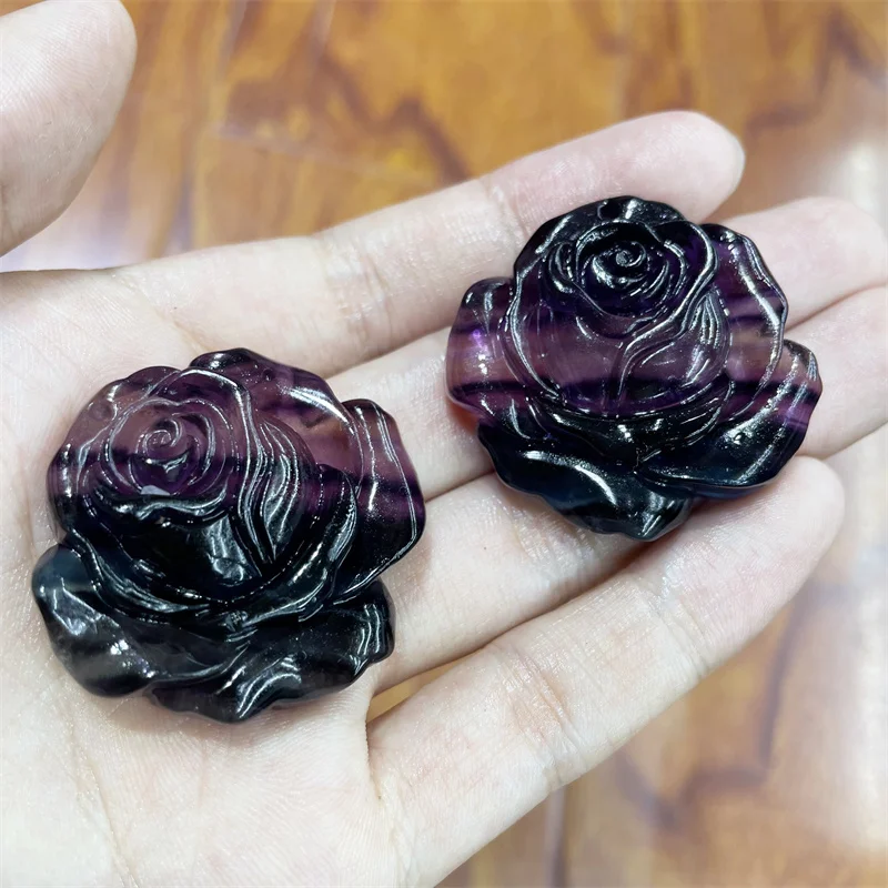 

Красивый розовый цветок кварца, 1 шт., резная вручную, Кристальные цветы, лечебные камни, Декор, подарки, кварцевые кристаллы, декоративные камни