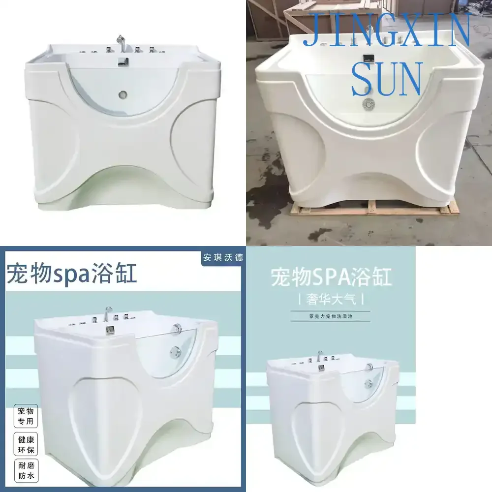 Pet Bath for Cats and Dogs Small Dog Bath SPA Pool for Commercial Pet Store Surf Massage Bathtub for Pets
