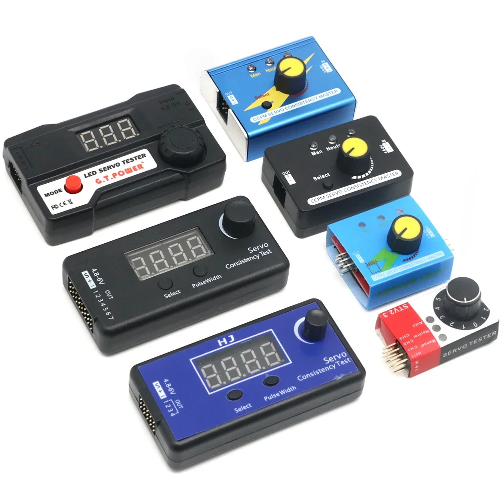 Digital Servo Tester / ESC Consistency Tester Steering Gear Measurement  for FPV RC Helicopter Airplane Car Servo Tester Tool