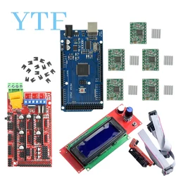 3D Printer Kit 2004 LCD MEGA2560 R3 RAMPS 1.4 Kit 5pcs*A4988