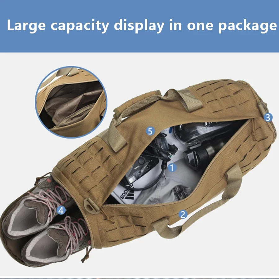 

40L Sport Gym Bag Tactical Travel Duffel Bag For Men survival Fitness Duffel Bag Training Bag Basketball Weekender Bag