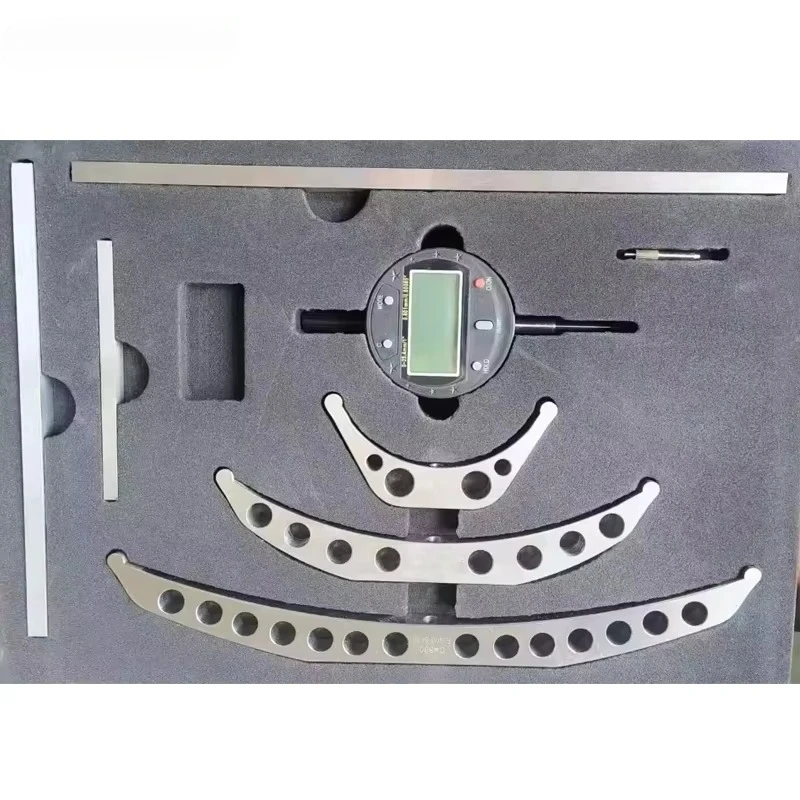 Range 70-6000mm Digital Display Radius Gauge Set with LCD Display, Precision R Shape High Quality Measurement Tools