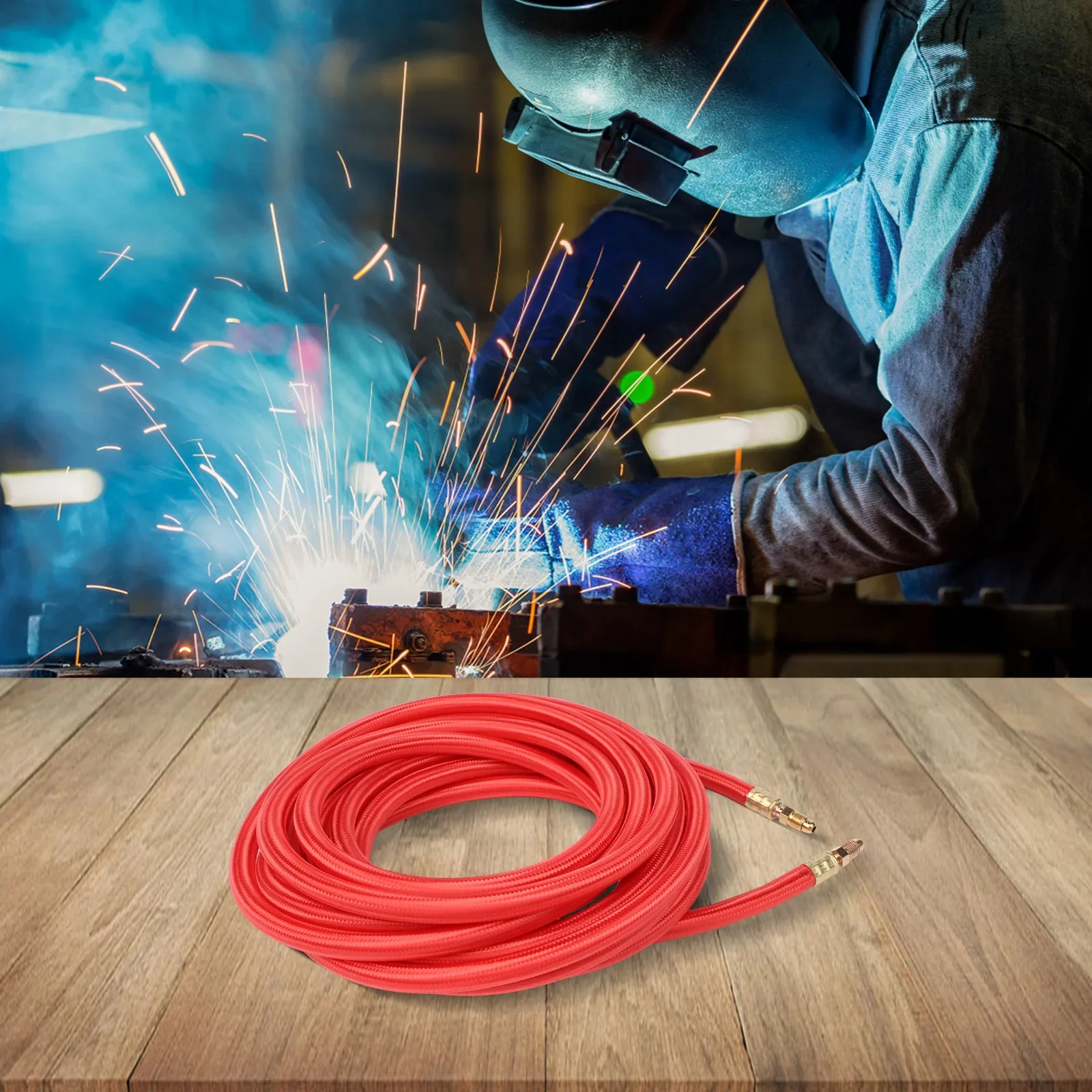 1pc 25ft 57Y031RSF Welding Torch Power Cord Superflex Welding TIG Torch Power Cable For CK57Y03RSF Cutting Air-cooled Torches
