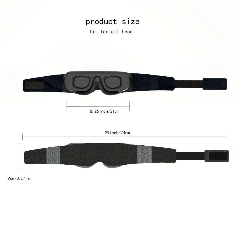 1PC 3D Movable Eye Mask Breathable Light Blocking Band Storage Bag Eye Mask Breathable Light Blocking Band Eye Protection Mask