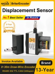 Draw Wire Linear Displacement Sensor Pull Rope Position Transducer for Industrial Equipment Motion Control