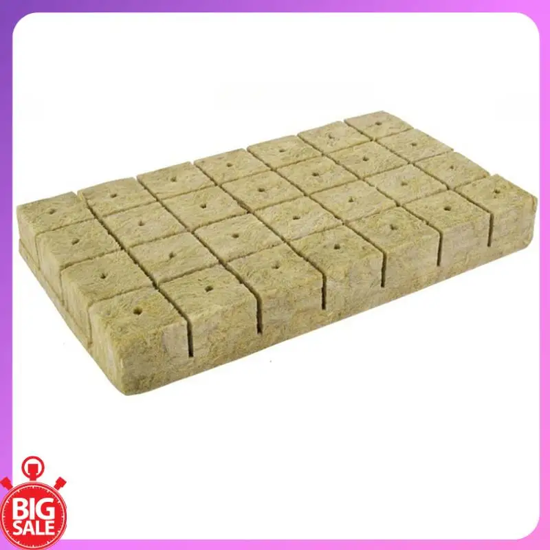 صفقة كبيرة زراعة المائية كتلة متوسطة كتلة النبات مصفوفة بدون تربة البذر الصخور الصوف التوصيل صينية زراعة كتلة الشتلات