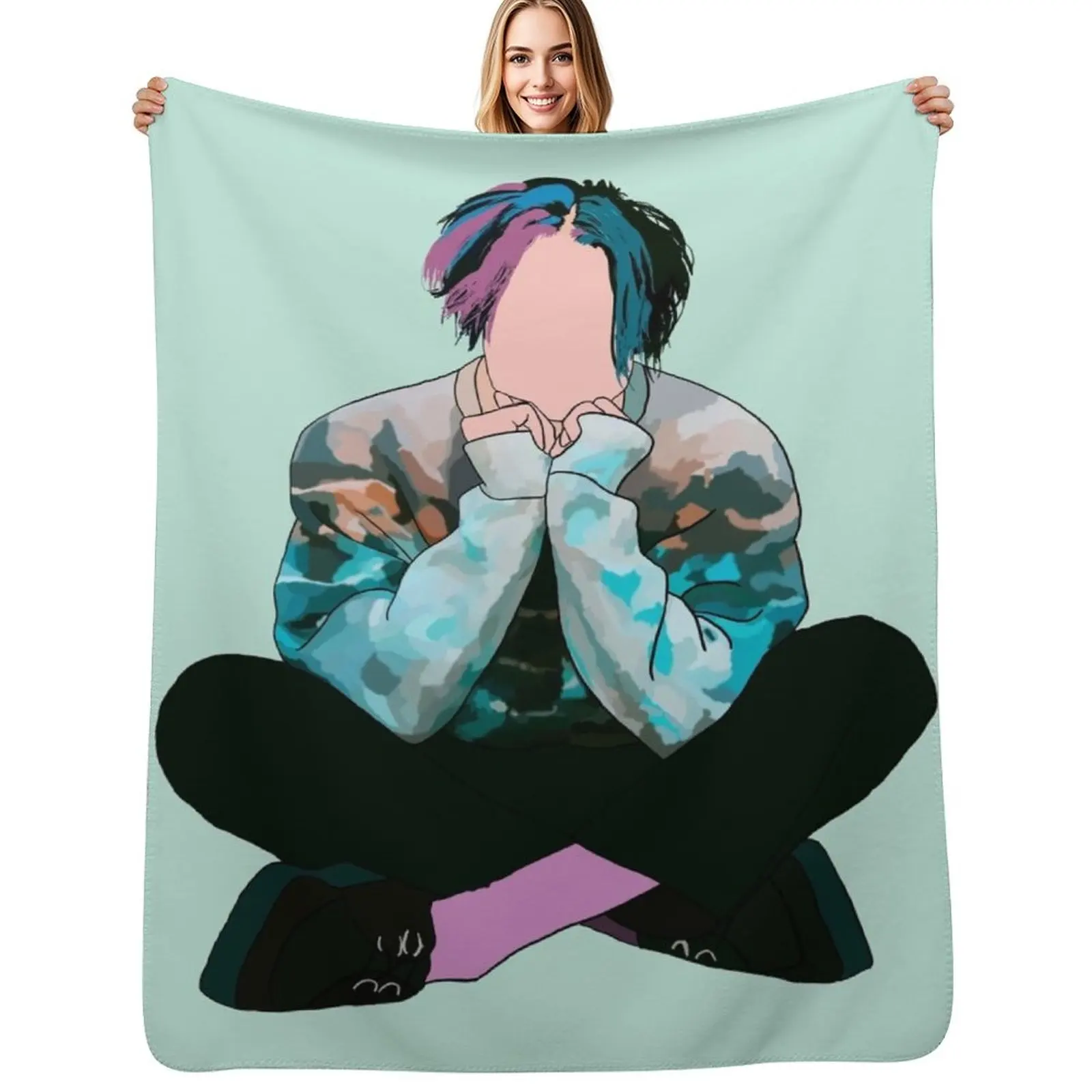

Yungblud Weird Throw Blanket Luxury Brand halloween christmas gifts Sofa Throw Blankets