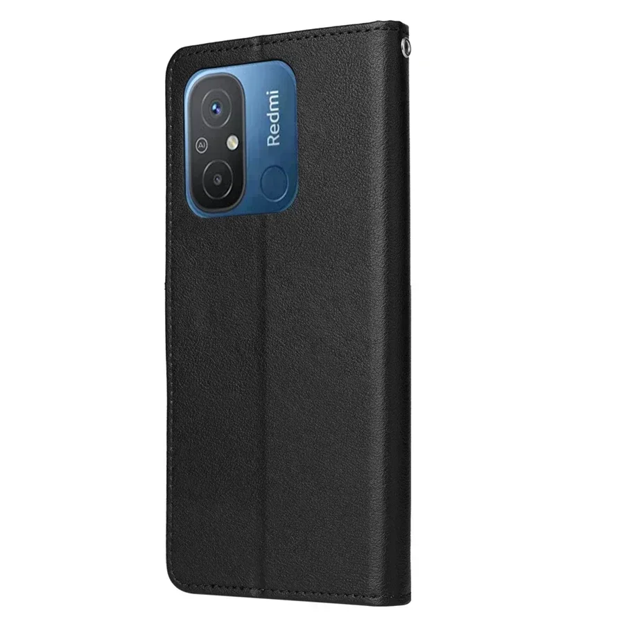 Wallet Card Slot Stand Magnetic Flip Leather Case For Xiaomi Redmi 13C 12 12C 10 10C 9 9A 9C 9T Poco X6 C65 M6 Pro X5 M5s 13T