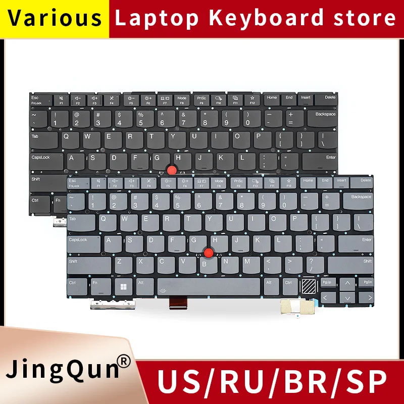 

US/RU Russian Laptop keyboard For lenovo Thinkpad X1 Carbon 12TH GEN 12 2024 X1 Carbon 13TH GEN 13 2025 layout Backlight