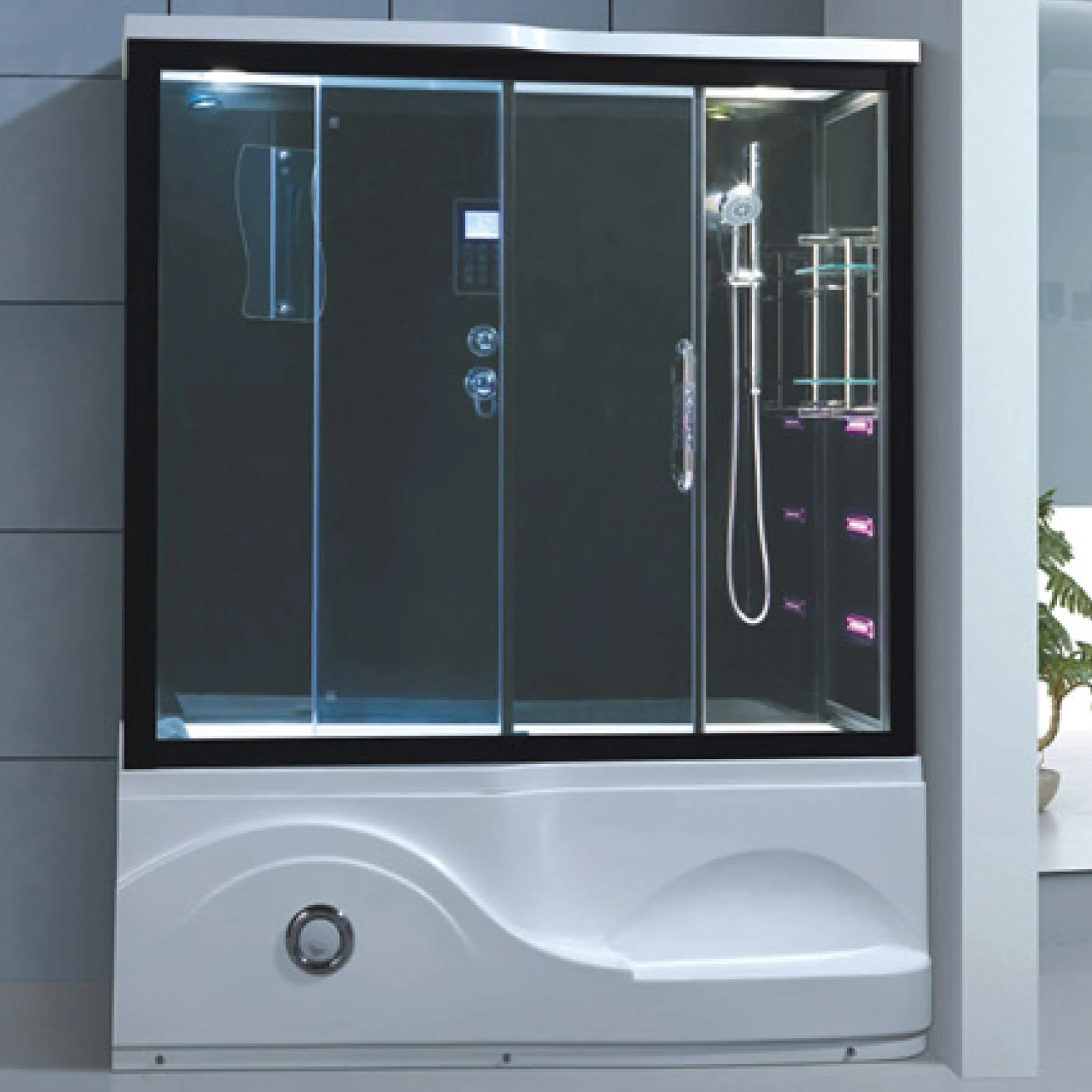 &c Person Home Steam Shower Room Tub Combo Bathtub Kits