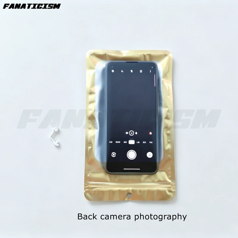 100sets Disposable Anti-camera Phone Bag No Photography Allowed Bag PE Phone Pouch Large Size Golden Privacy Bag For Wedding
