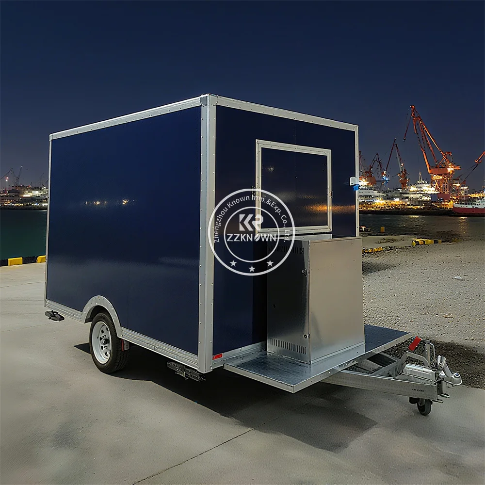 

Street Mobile Fast Food Trailer Snack Pizza Truck Concession Catering Trailer Fully Equipped Fast Food Truck For Sale