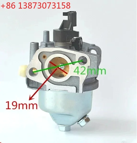 

1P70F Carburetor no choke 19mm fits 1P70 1P75F 1P75 LONCIN 196CC engine motor lawn mower carburettor carby parts