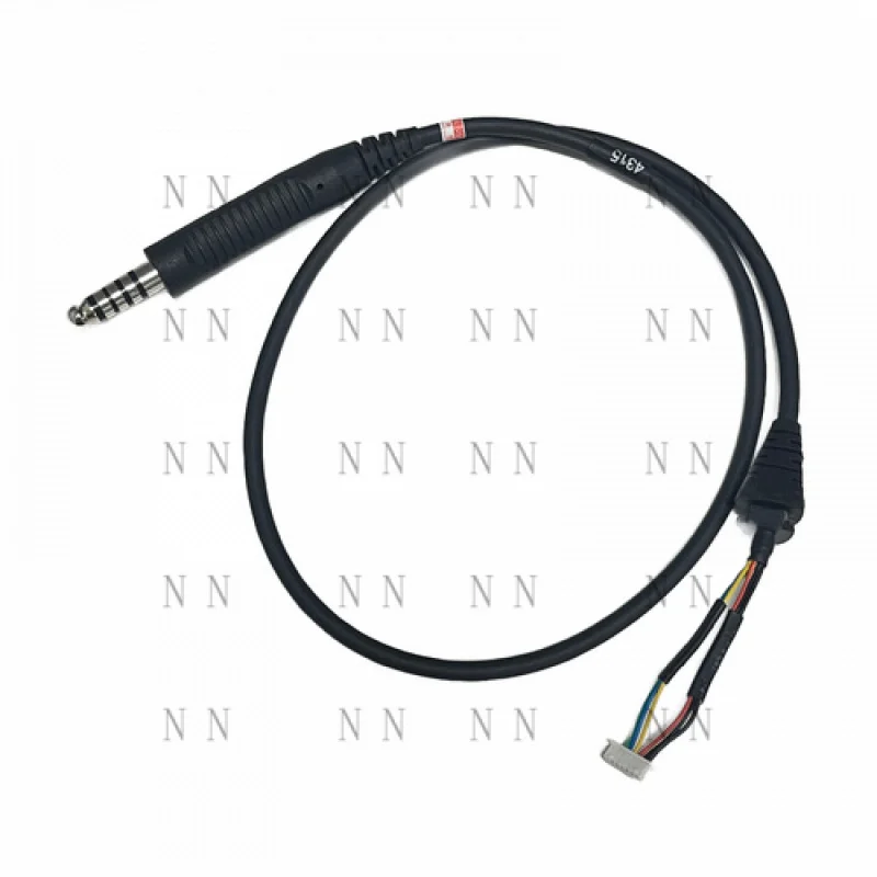 QGG  1pc FOR BOSE A20 Aviation Noise Cancelling Headphone Helicopter Cable 6pin 4line