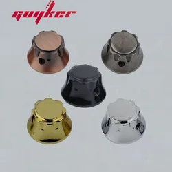 3PCS GUYKER Electric Guitar Bass Control Knobs Copper Butterfly style Three color options