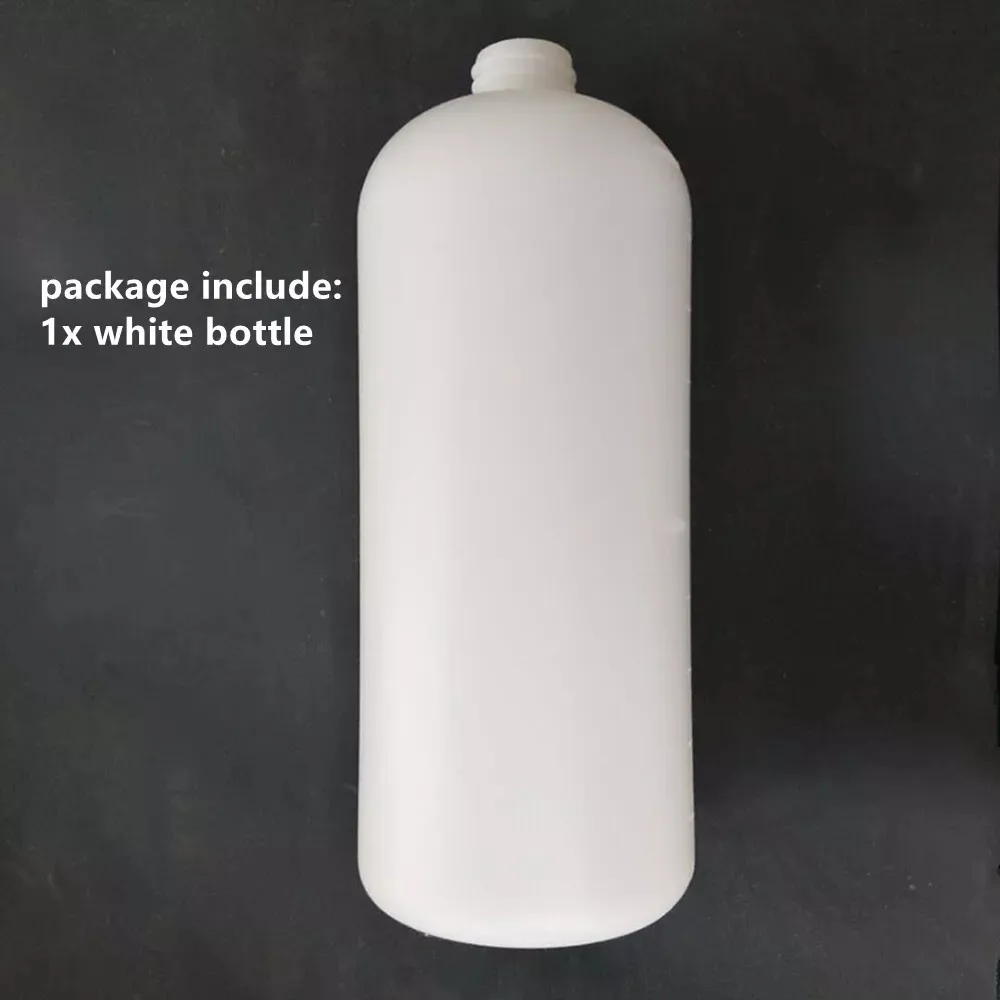 1Pcs Snow Foam Lance Plastic Bottle 1 Litre Replacement Foam Cannon Tank Container 32oz Pressure Washer Foam Gun Bottle 1000ML