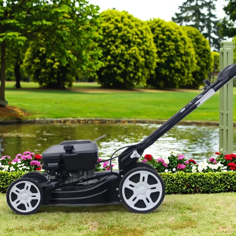 Quick High Efficiency Motorized Hand Push Mower with 2.8kw Power and 149cc Displacement for Home Use Orchard Weeding High Safety