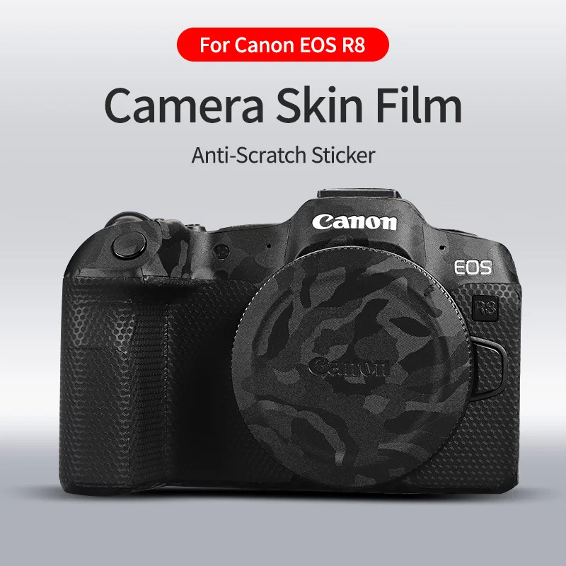 For Canon EOS R8 Camera Sticker Carbon fiber texture 3M material sticker scratch-resistant protection