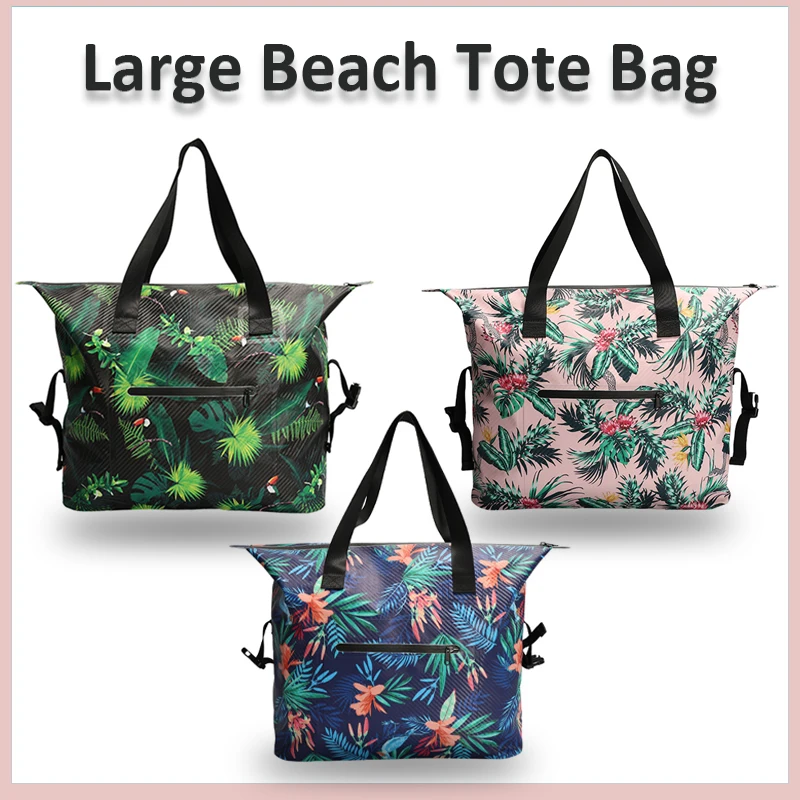 Large-Capacity Hand Luggage Bag Waterproof Outdoor Travel Beach Bags Handbag Shopping Package Male Female Sports Fitness Bag