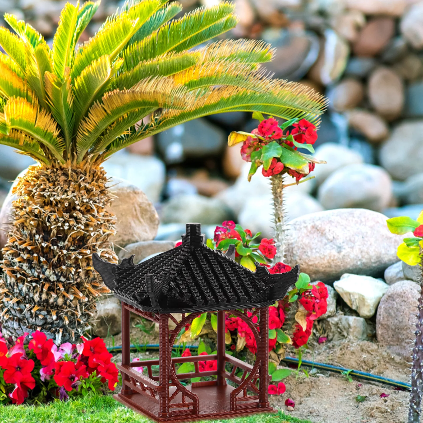 

Micro L Rockery Fish Tank Decorations Vintage Bonsai Accessories nament Mini Stone Aquatic Terrarium Statues Small Models