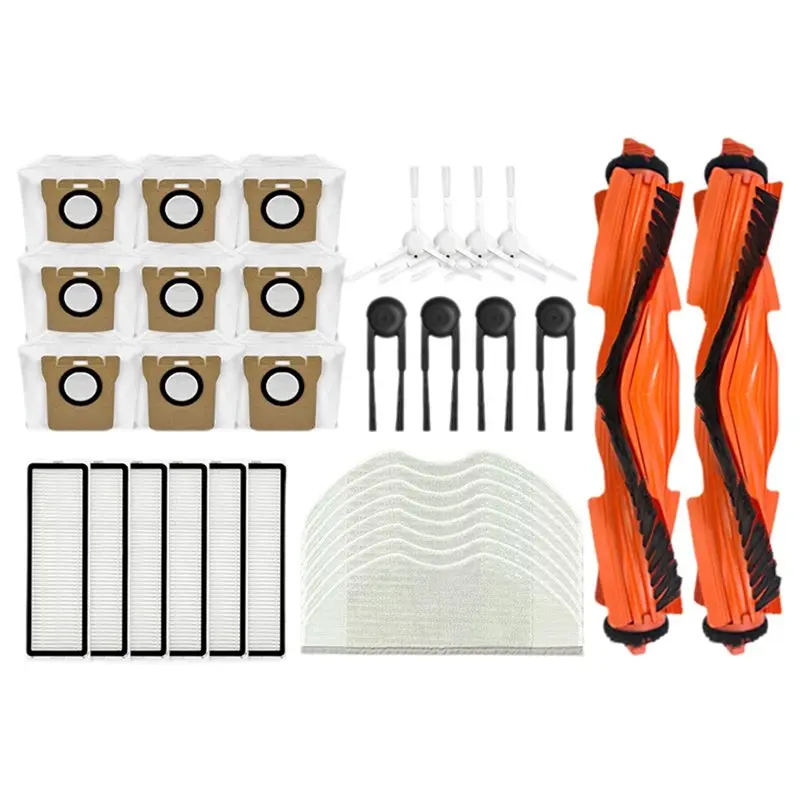 

【BRAND NEW】Accessories For Xiaomi Robot Vacuum H40/OV51 Replacement Main Side Brush HEPA Filter Mop Cloth Dust Bag Spare Parts