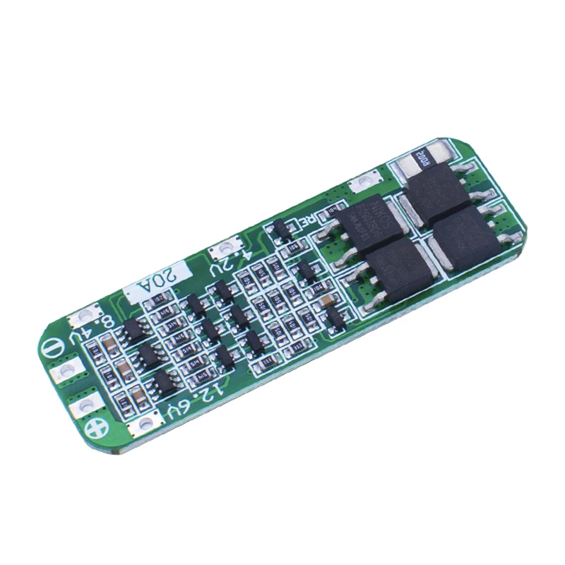 3S 20A 18650 Li-ion Lithium Battery Charger PCB BMS Protection Board For Drill Motor 12.6V Lipo Cell Module 64x20x3.4MM