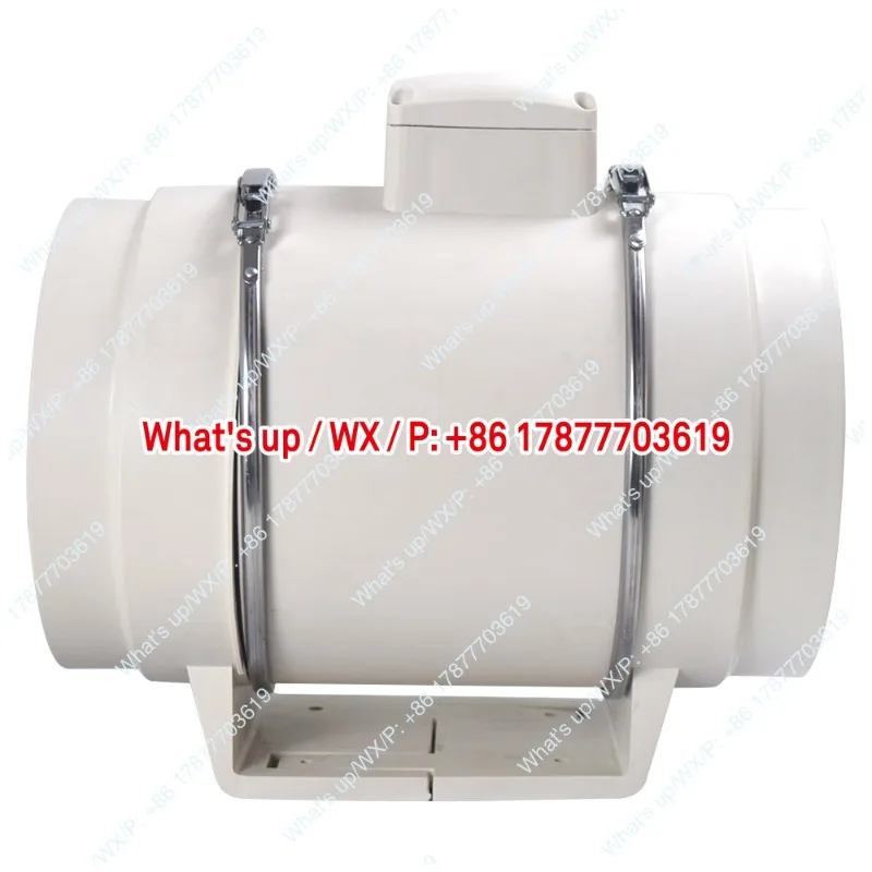 Large diameter plastic tube fan, silent diagonal flow tube pressurized high-efficiency ventilation fan