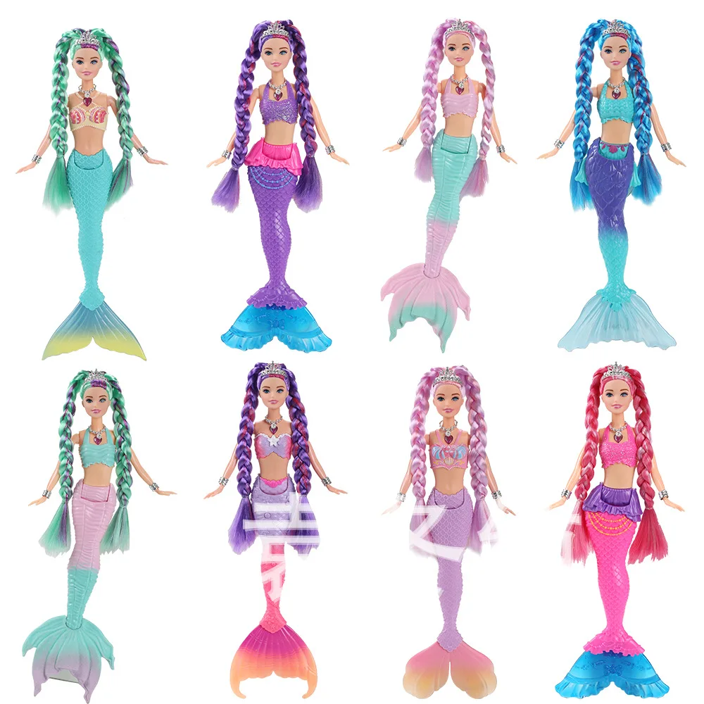 36 سنتيمتر حورية البحر دمى الاطفال اللعب أضواء ومفاصل الموسيقى المنقولة 1/6 BJD حورية البحر ألعاب الدمى لعب الأطفال منزل اللعب هدايا عيد الميلاد #6