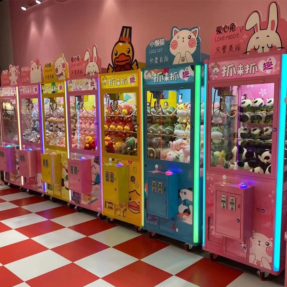 

Coin Operated Claw Machine - Arcade Toy Crane Machine for Plush Toys Shop Design Commercial Entertainment