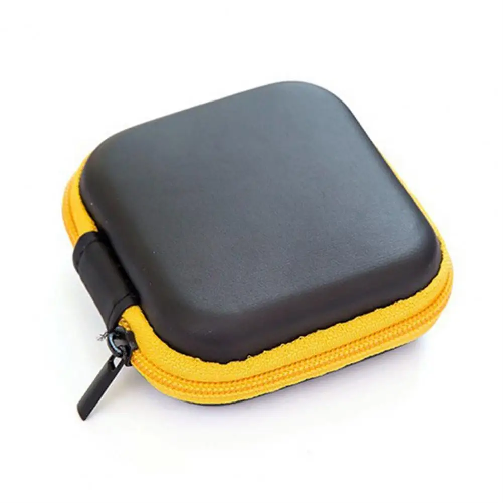 Bolsa de almacenamiento de auriculares EVA portátil, soporte de auriculares con cremallera, cargador Digital, bolsa de almacenamiento de auriculares, estuche organizador de Cable de datos Usb