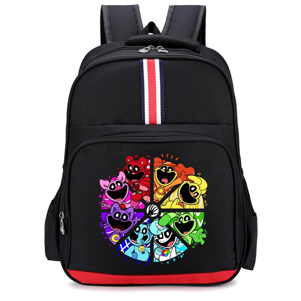 Smilings Critters Kindergarten Backpack Student Reduced Backpack Cute Anime Kids Backpack Schoolbag Boys Girls Birthday Gifts