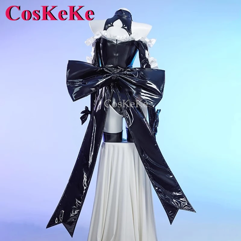

CosKeKe 2B Game NieR: Automata Cosplay Costumes Fashion Sweet Witch Jumpsuit Uniform Full Set Halloween Party Role Play Clothing