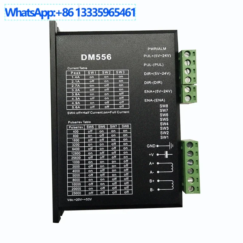 

Драйвер двухфазного шагового двигателя DM556 42 57, универсальный драйвер шагового двигателя