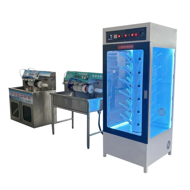 

Commercial stainless steel steam cleaning shoe washing machine with sneaker dryer