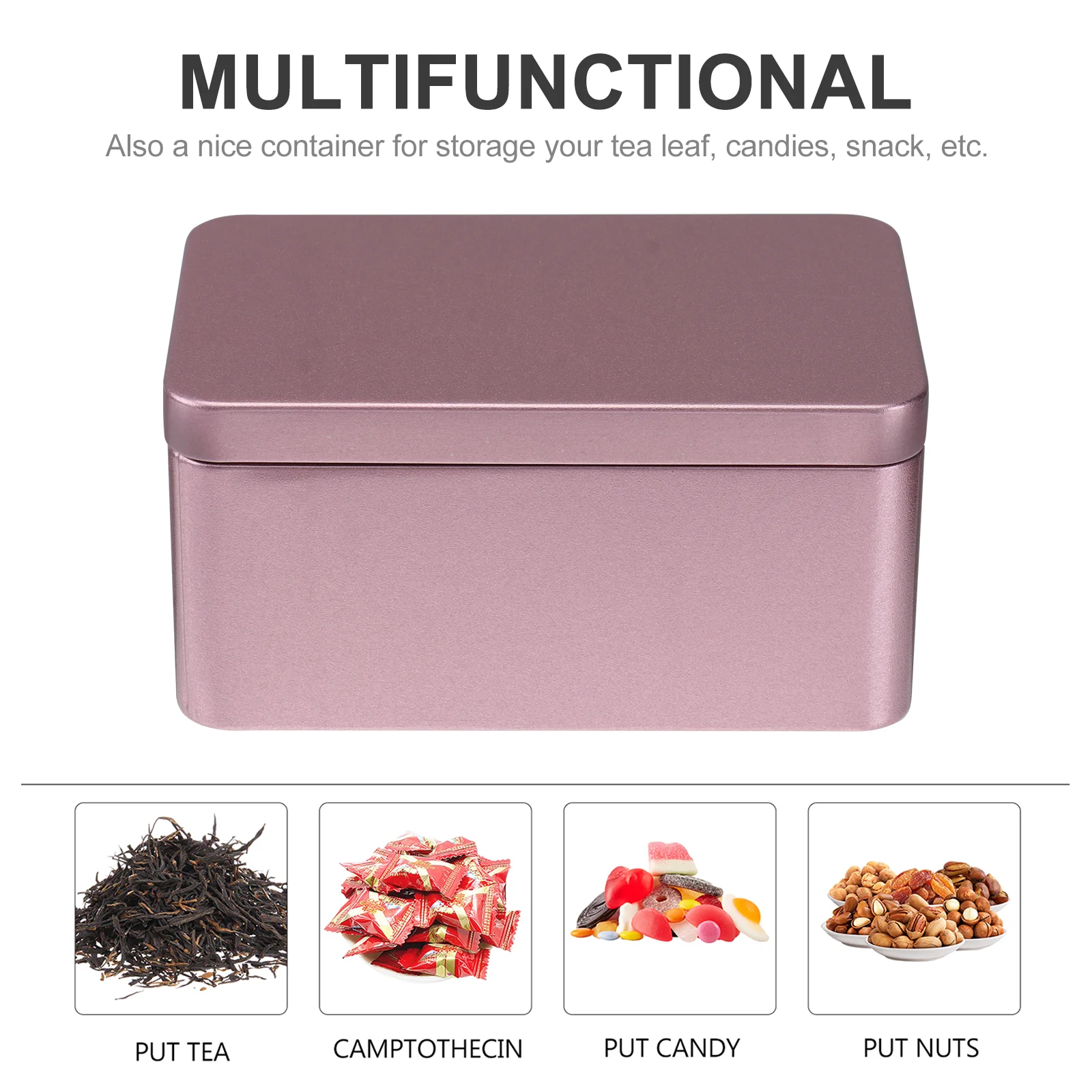 Tea Storage Iron Box Snack Boxes for Kids Travel Biscuits Home Organizer Candies Candy Leaf Container Child