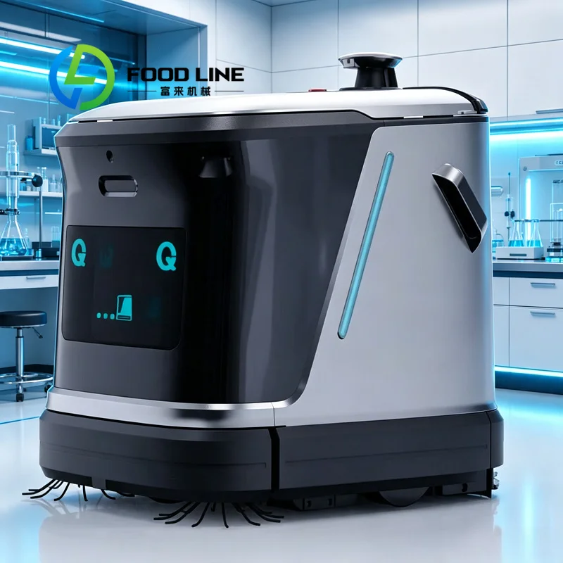 Industrial Cleaning Robot Heavy Duty Floor Washing Equipment Rechargeable Workshop Electronics Factory Supermarket Sale Price