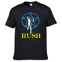 Rush Brand T-Shirt Unisex 100% Cotton Men Women Shirt Top Hip Hop Streetwear High Quality Men's Clothing S-4xl Extra Large Size