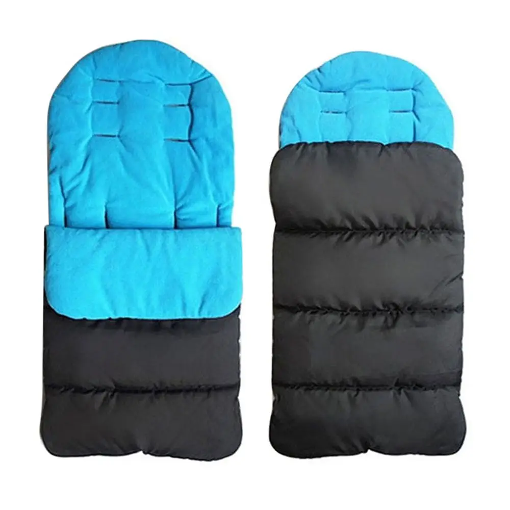 Portable Winter Waterproof Footmuff Warm Foot Cover Stroller Sleeping Bag Thick Cushion Sleepsacks