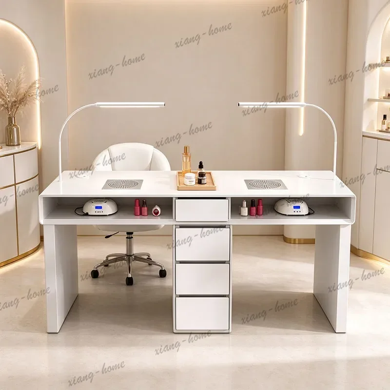 Factory Direct Rectangle Simple Manicure Table Rustic Traditional Chinese Unique Manicure Table Aesthetic Elegant Mesa De Manicu 3