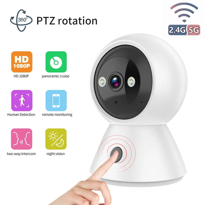 camera-sans-fil-intelligente-k11-1080p-ptz-camera-de-securite-domestique-vision-nocturne-couleur-detection-humaine-audio-bidirectionnel-355-°-rotation