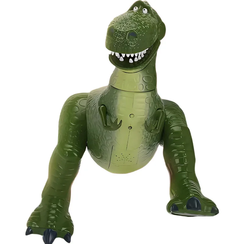 Disney original toy story rex boneca de pelúcia 230mm anime figuras de ação brinquedos para meninos presente natal modelo colecionável ornamentos