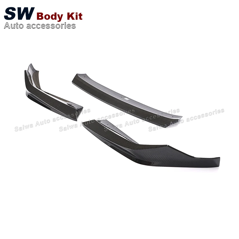 High Quality Carbon Fiber MP Style Front Lip for BMW F90 M5 Lci 2021+ Front Bumper Lip Chin Splitter Spoiler Body Kit