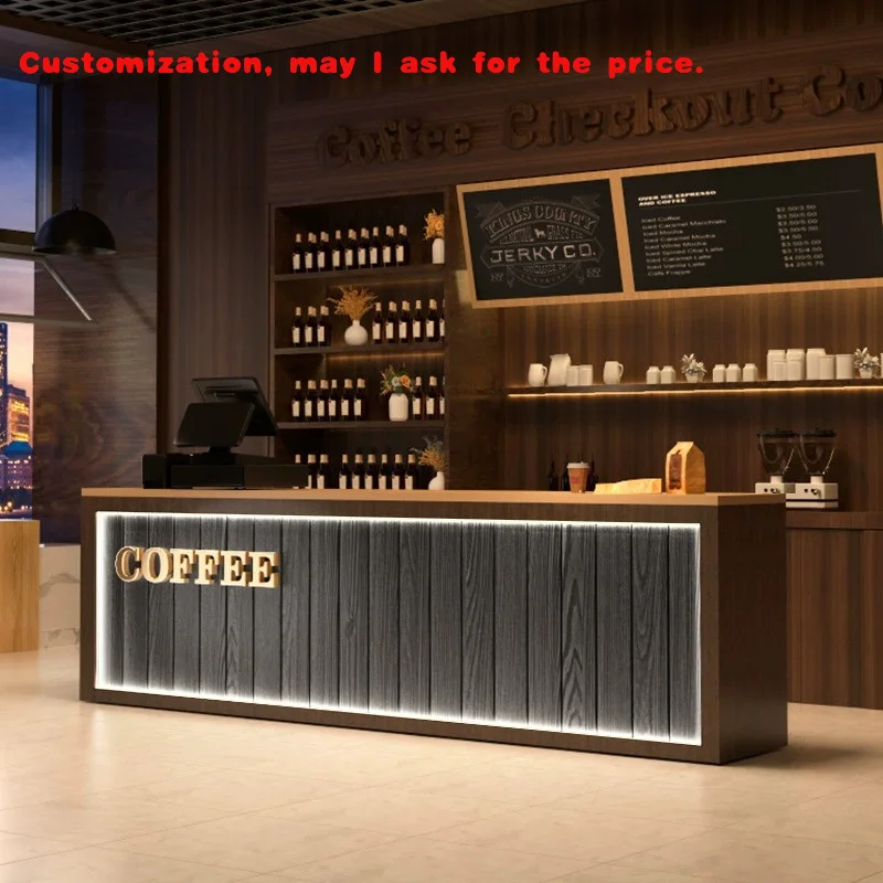 

на заказ.Минимально современный кассир, кофе, чай с молоком, магазин, барная стойка, стойка регистрации компании, витрины, шкаф на заказ