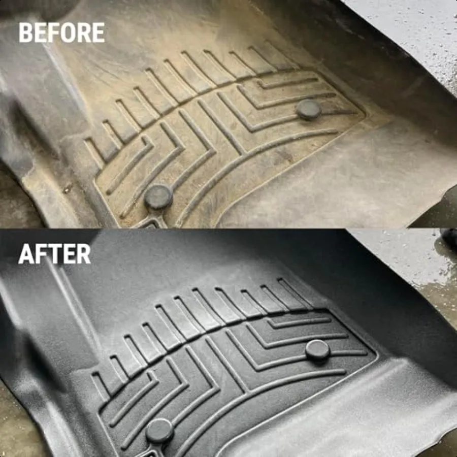 Floor Mat and Cargo Liner Rejuvenator 2in1 Rubber Rejuvenator and Car Floor Mat Cleaner for Auto Detailing WaterBased Formula 2