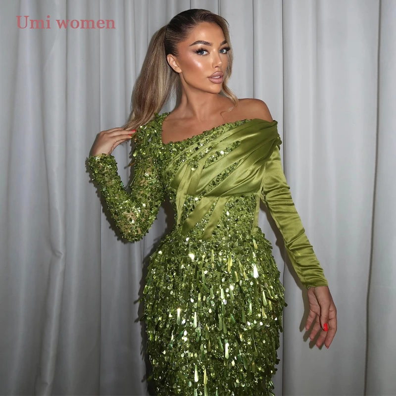 Customized Sparkly Sequined Green Mermaid Cocktail Dress: A Complete  Real-World Review for Special Occasions